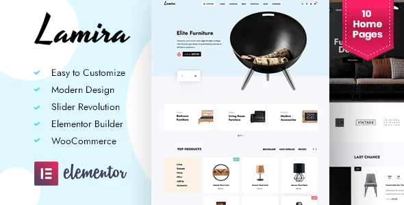 Lamira – Furniture & Cosmetics WooCommerce Theme